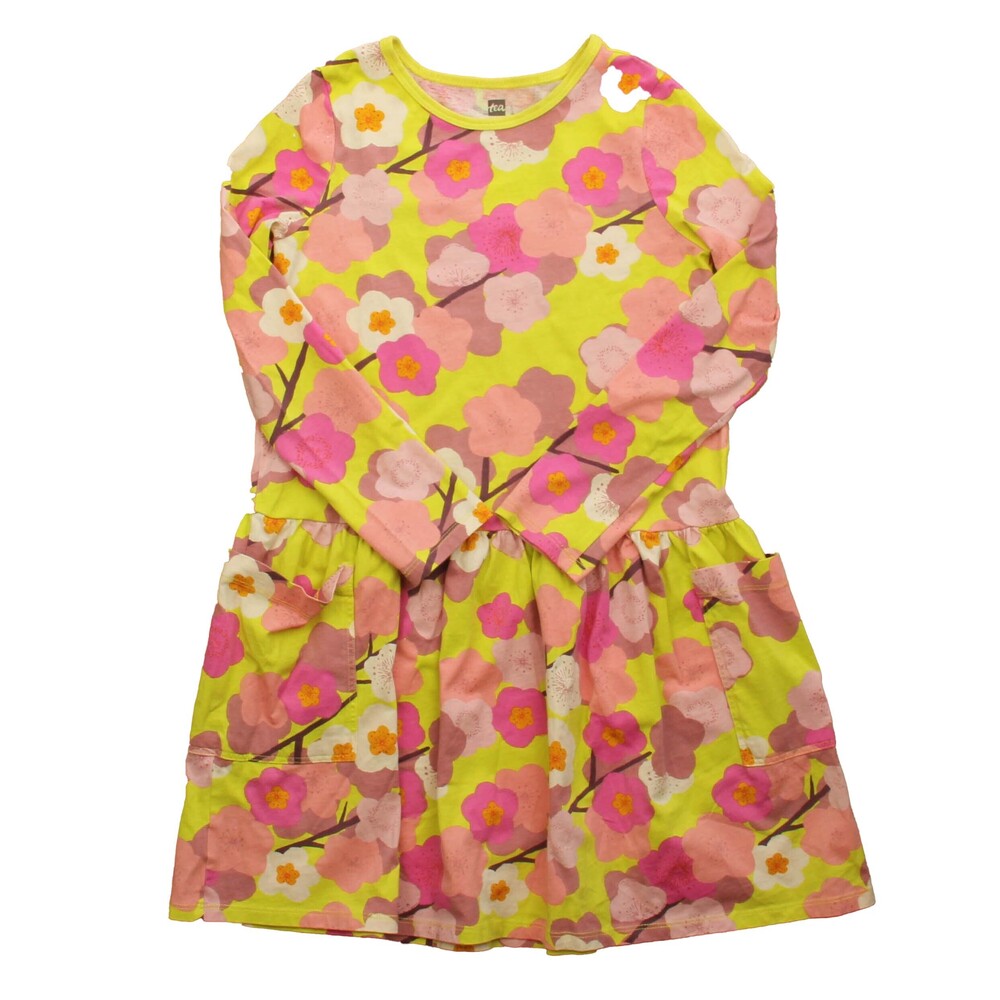 Tea Girls Yellow | Floral Dress size: 8 Years